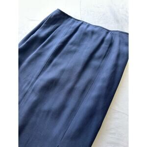 NWT Casual Corner Maxi Skirt Blue Size 8